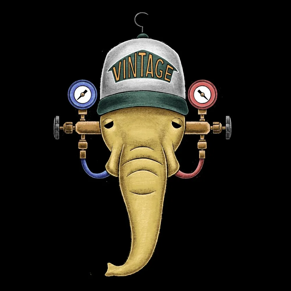 Slide of Vintage Heating & Cooling