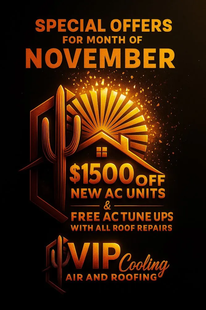 Slide of VIP Air Cooling & Roofing