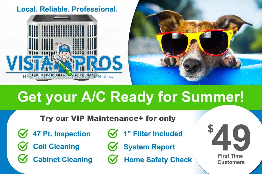 Slide of Vista Pros Heating & Cooling