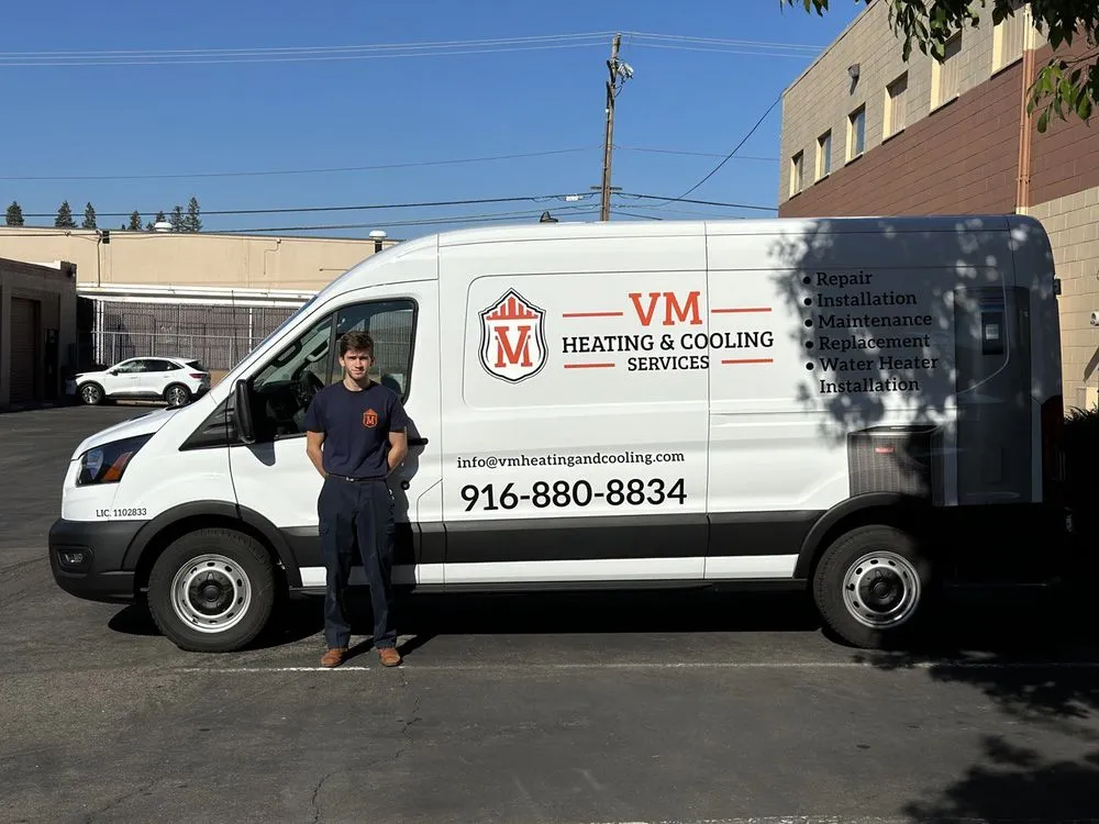 Slide of VM Heating & Cooling Services