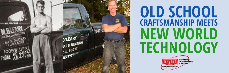 Slide of V.M O'leary Sheet Metal & Heating