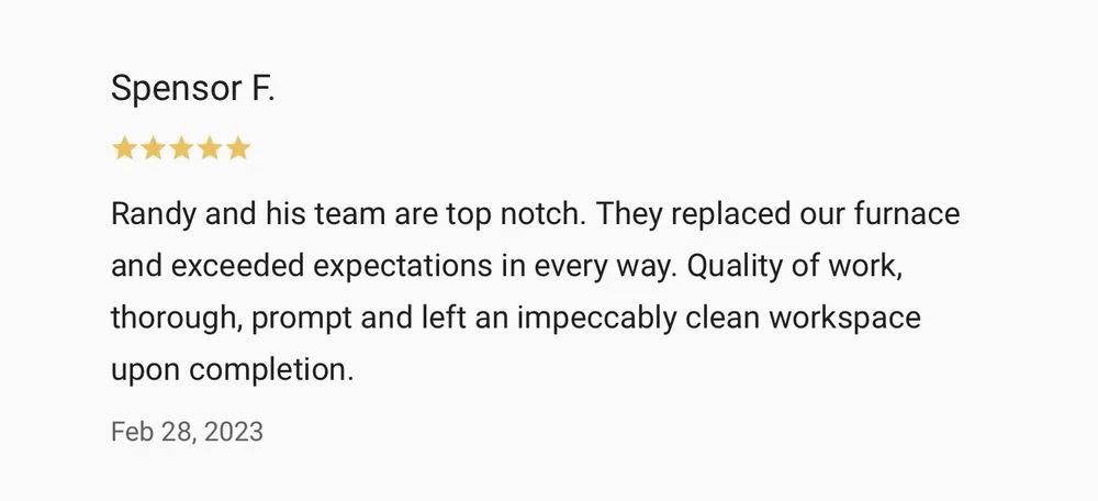 Slide of Volkman Heating and Air