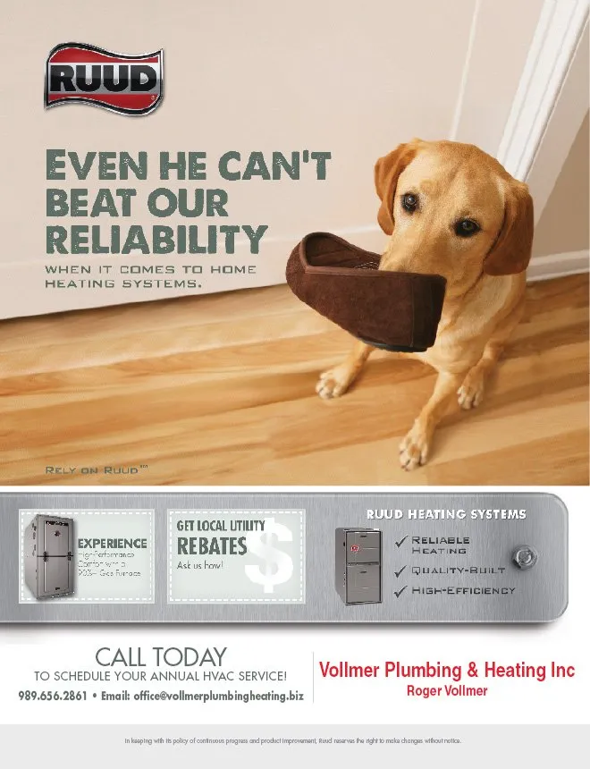 Top-rated heating repair in Bay Port, MI - Vollmer Plumbing & Heating, Inc