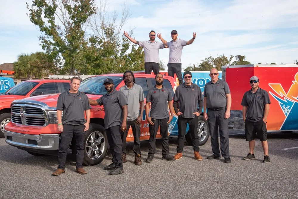 Slide of Von's Heating and Air