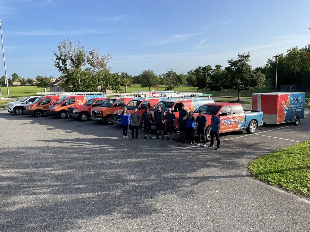 Slide of Von's Heating and Air