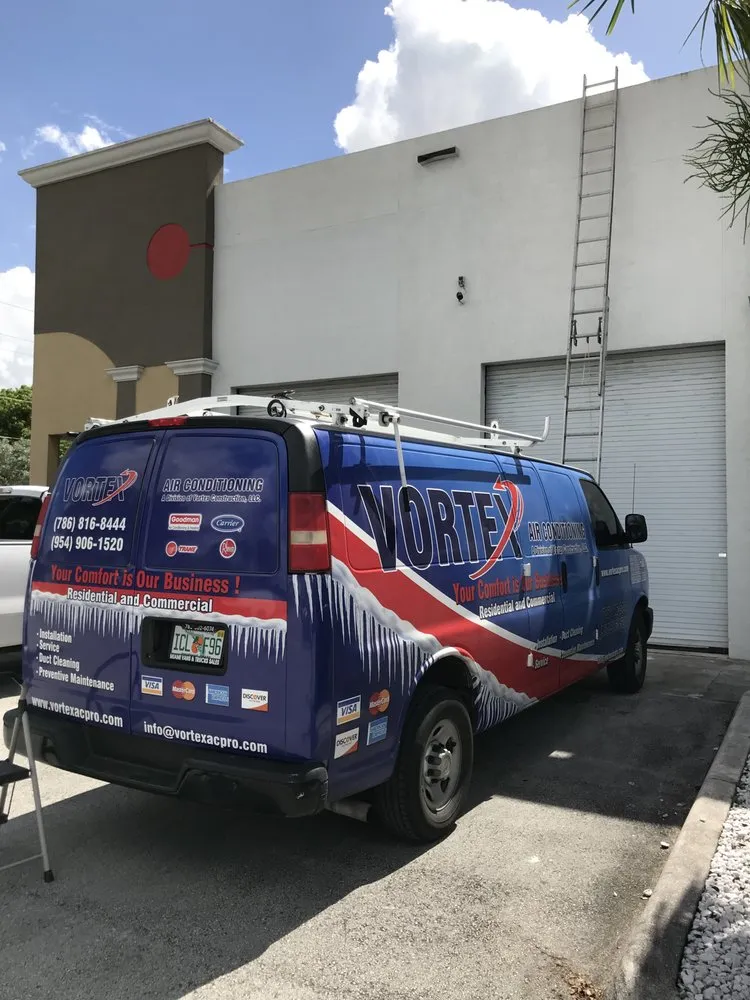 Slide of Vortex Air Conditioning