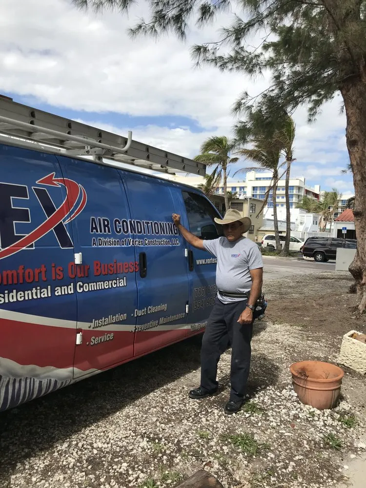 Slide of Vortex Air Conditioning