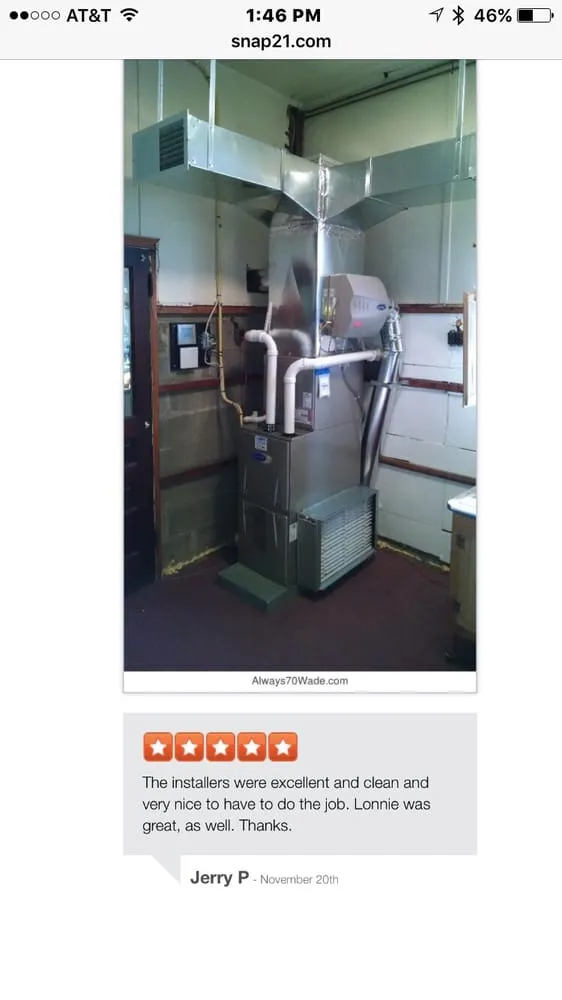 Slide of Wade Heating and Cooling