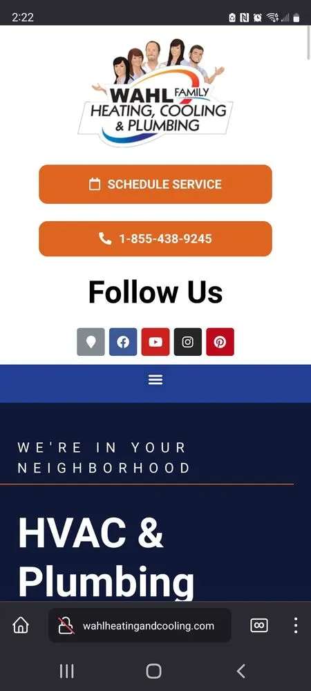 Slide of Wahl Heating & Cooling