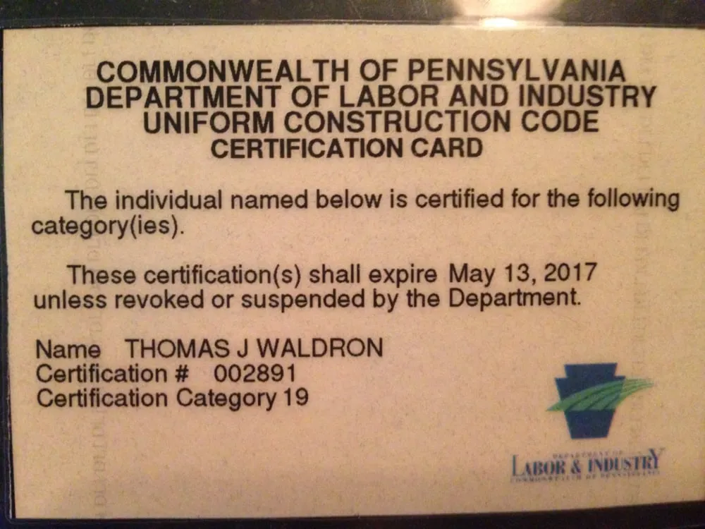 Slide of Waldron Electric