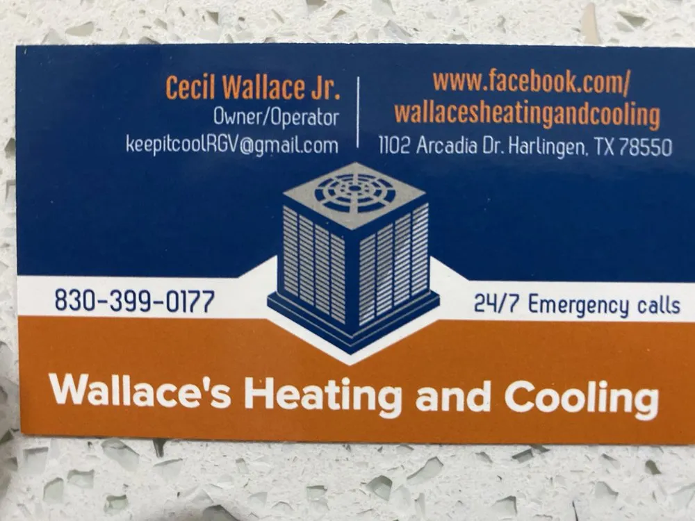 Slide of Wallace's Heating and Cooling