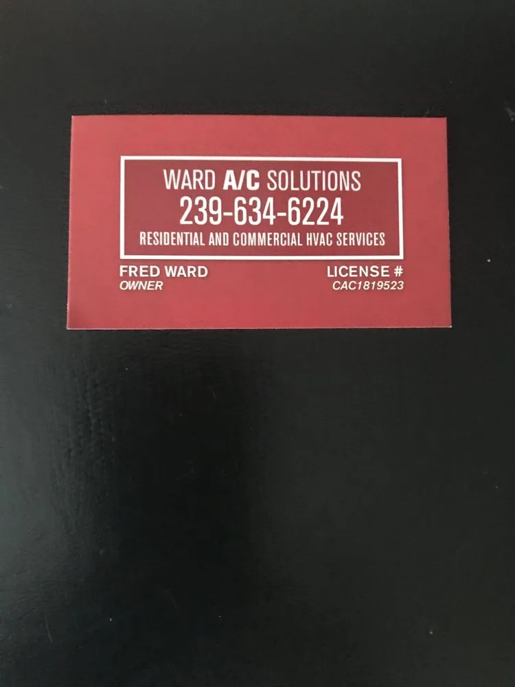 Slide of Ward A/C Solutions