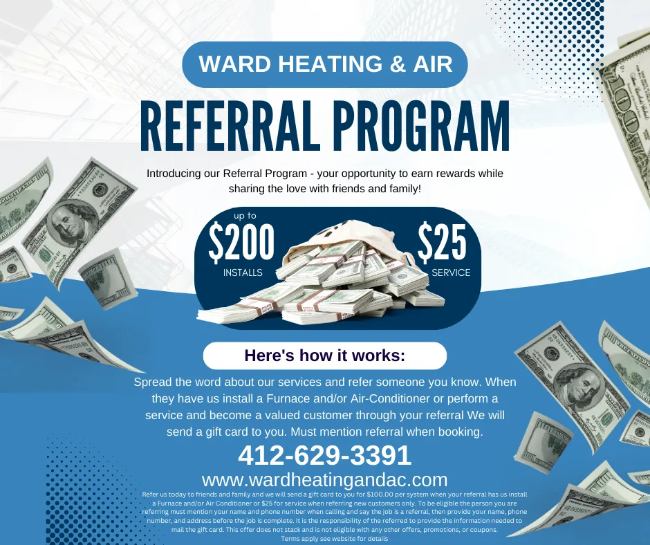 Slide of Ward Heating & Air