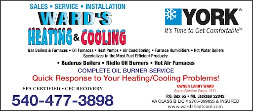 Slide of Ward's Heating & Cooling