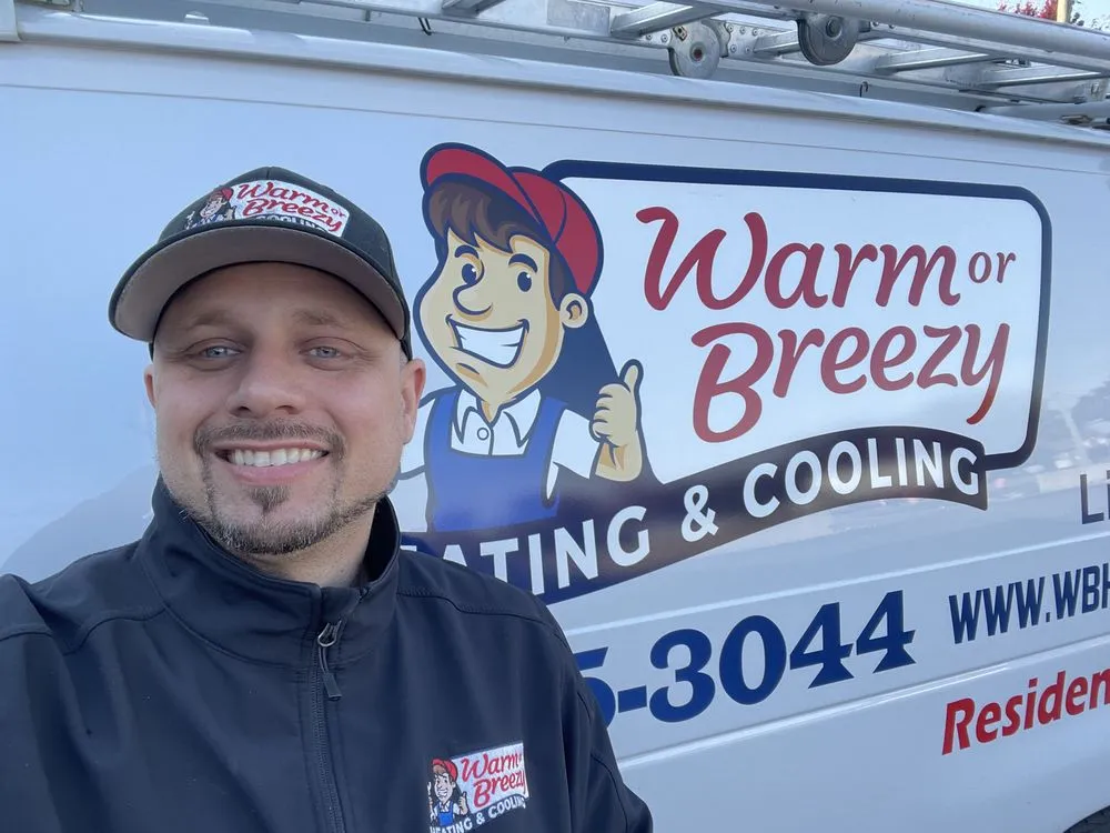 Slide of Warm or Breezy Heating & Cooling