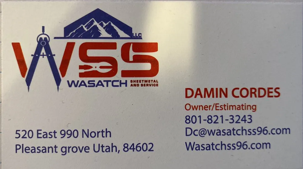 Slide of Wasatch Sheet Metal & Service