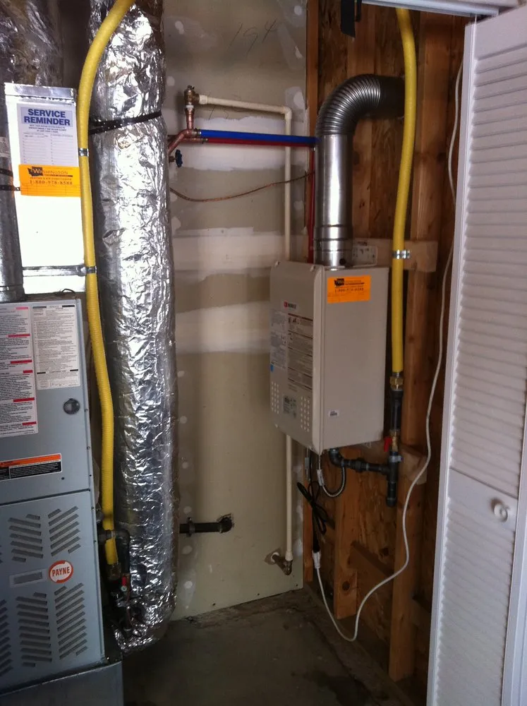 Slide of Washington Water Heaters, Heating & Air Conditioning
