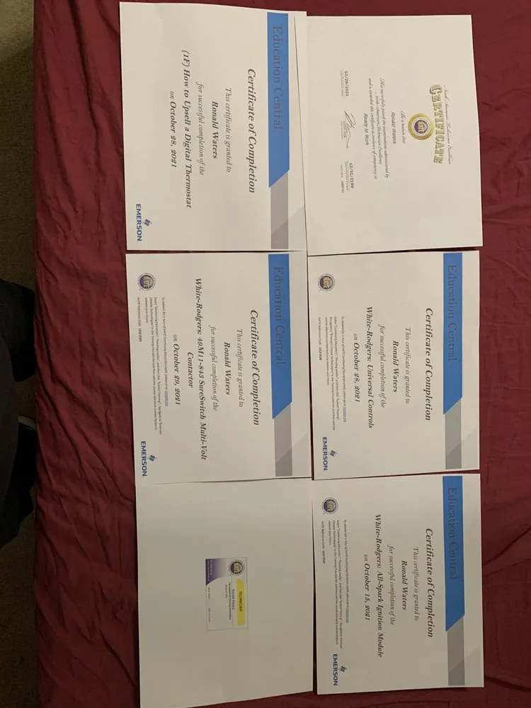 Slide of Waters Heating & Air