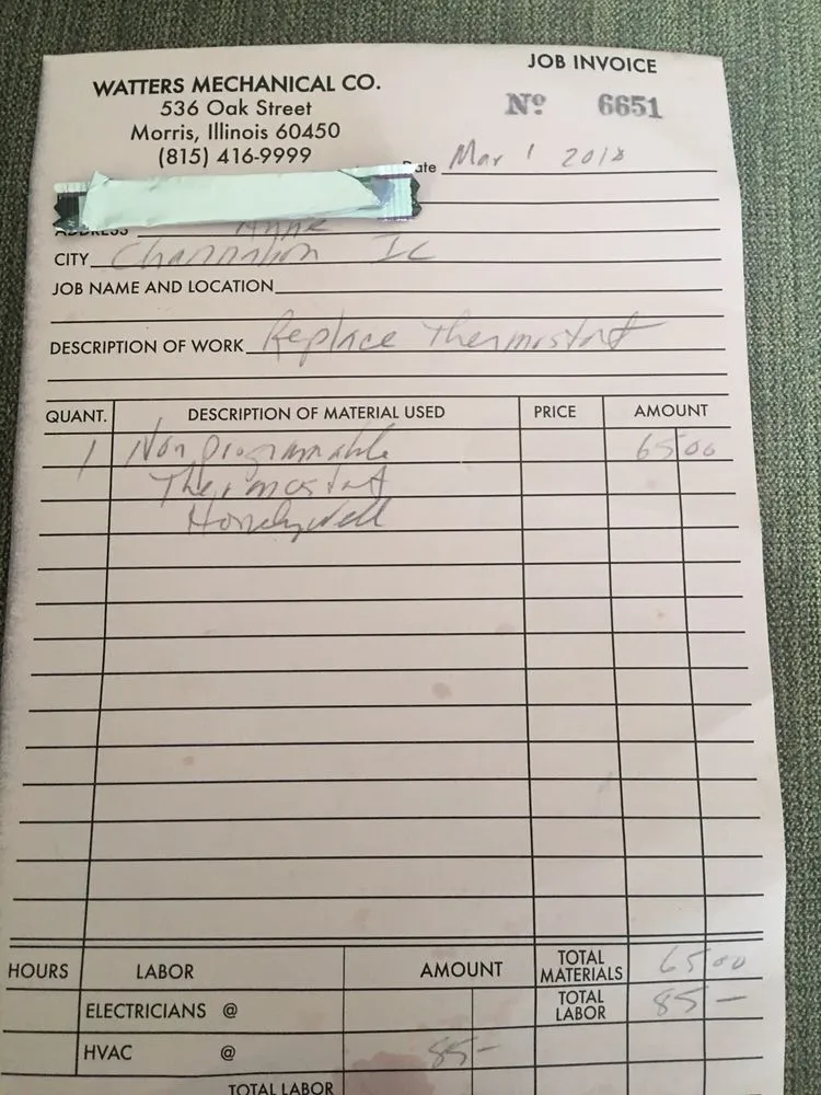 Slide of Watters Heating and Cooling