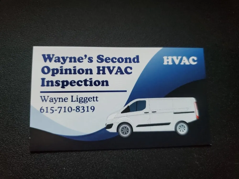 Slide of Wayne's Second Opinion HVAC Inspection