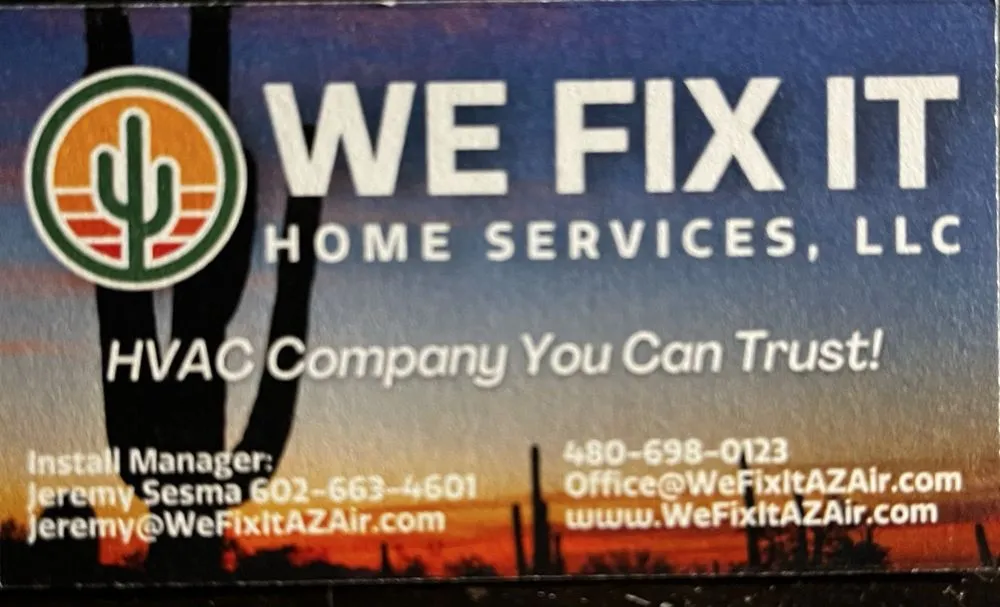 Slide of We Fix It Home Services