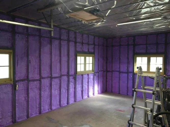 Slide of We Sprayin' Insulation