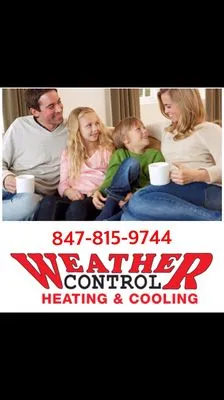 Weather Control Heating and Cooling Logo