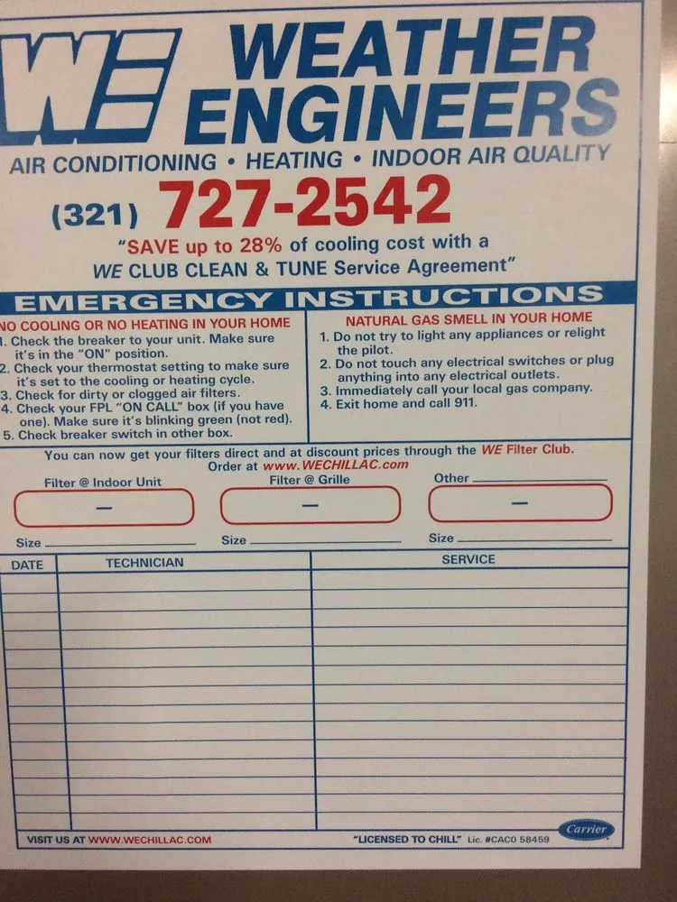 Slide of Weather Engineers Air Conditioning and Heating