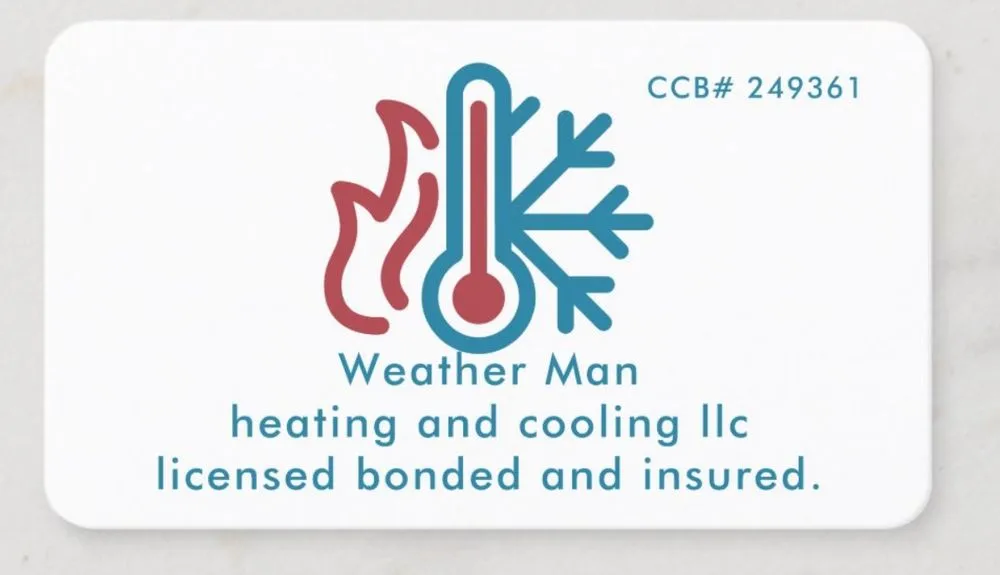 Slide of Weather Man Heating and Cooling