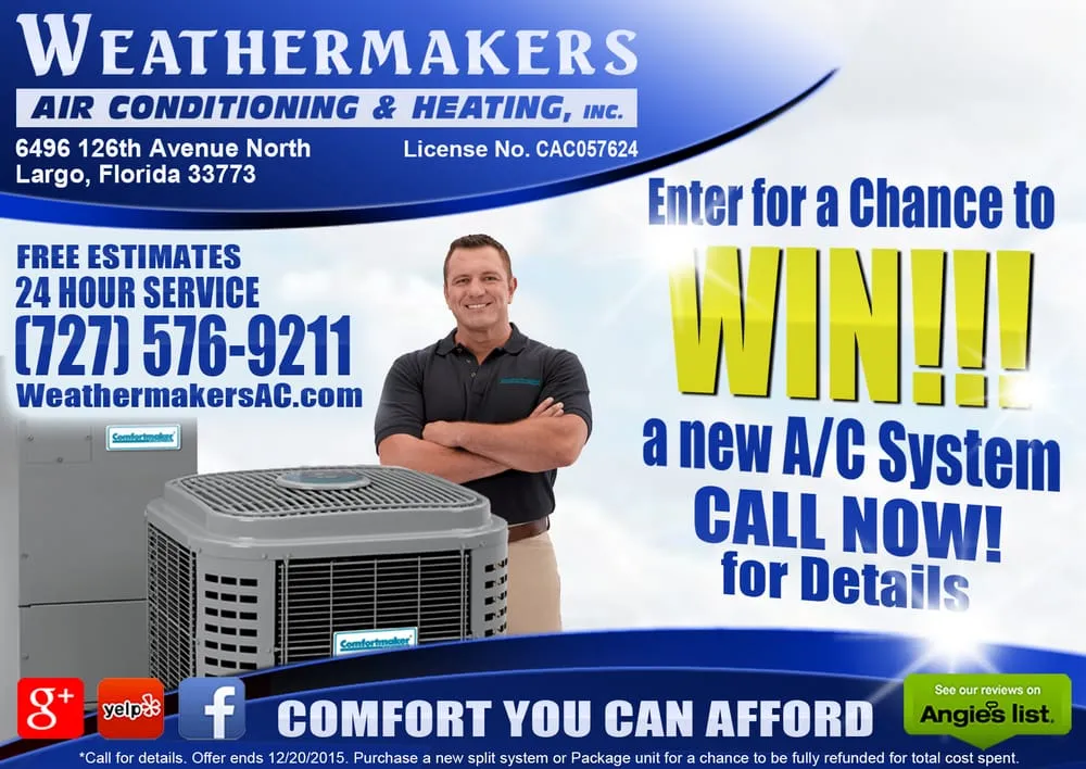 Slide of Weathermakers Air Conditioning & Heating