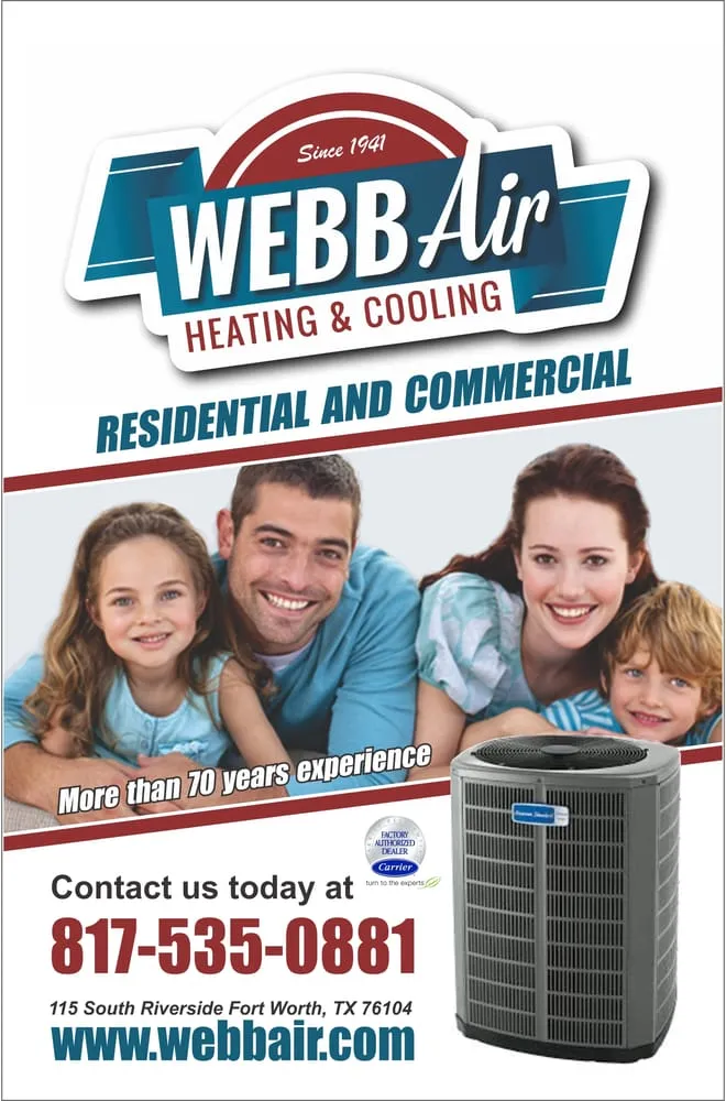 Slide of Webb Air Heating & Cooling
