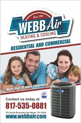 Webb Air Heating & Cooling Logo