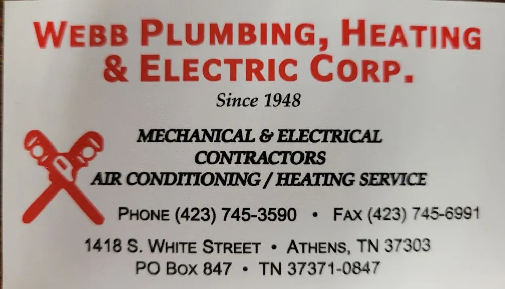 Slide of Webb Plumbing Heating & Electric Corp