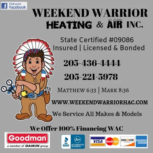 Slide of Weekend Warrior Heating & Air