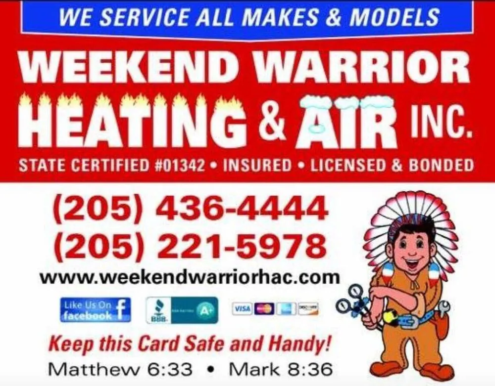 Slide of Weekend Warrior Heating & Air