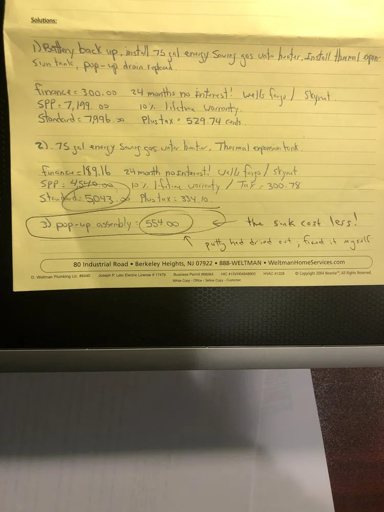 Slide of Weltman Home Services