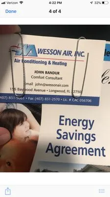 Wesson Air Logo