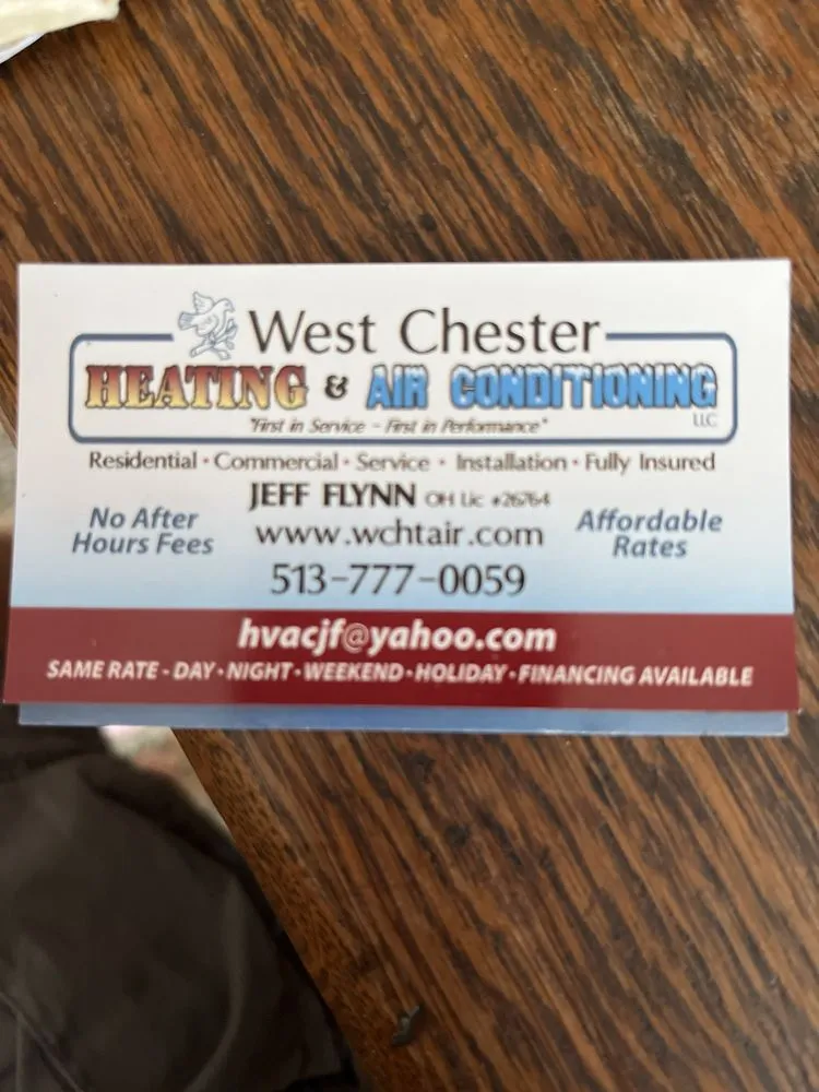 Emergency air conditioning service in Liberty Township, OH - West Chester Heating & Air Conditioning