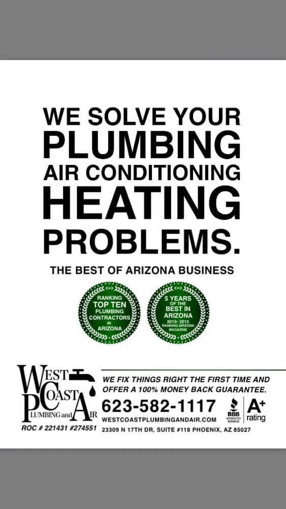 Slide of West Coast Plumbing & Air
