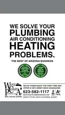 West Coast Plumbing & Air Logo