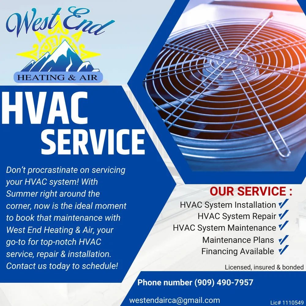 Slide of West End Heating & Air