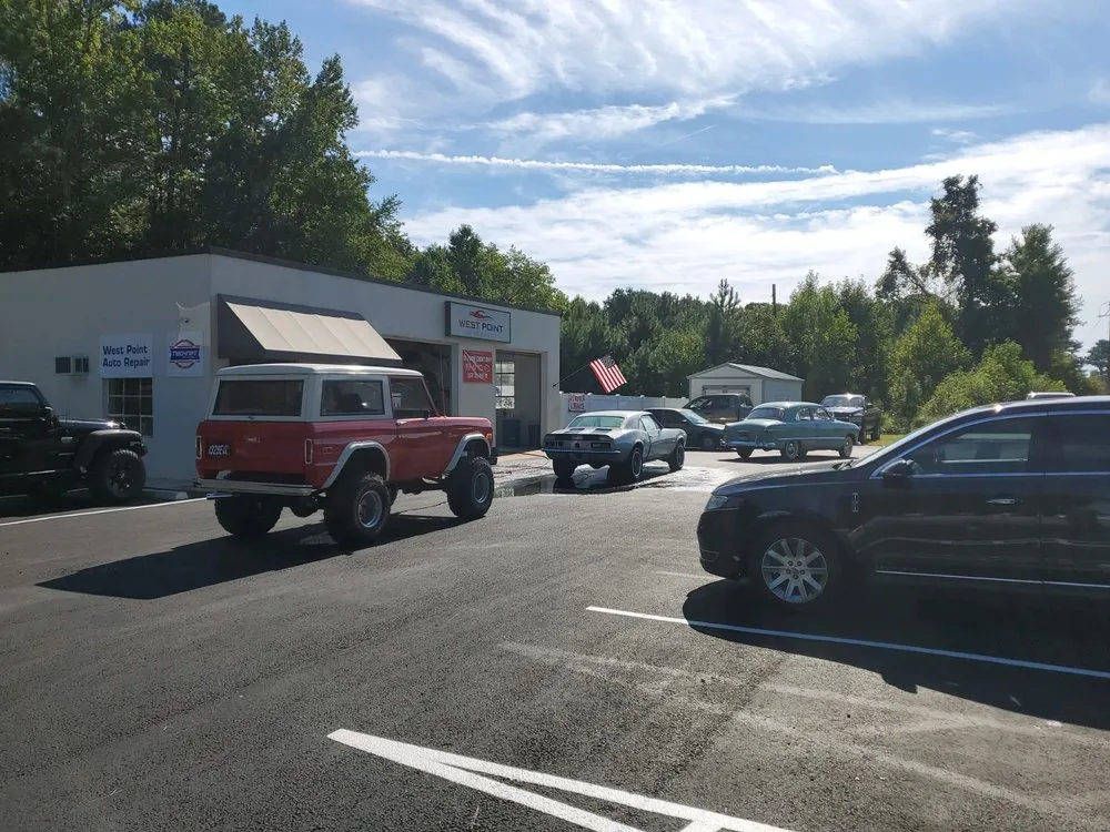 Slide of West Point Auto Repair