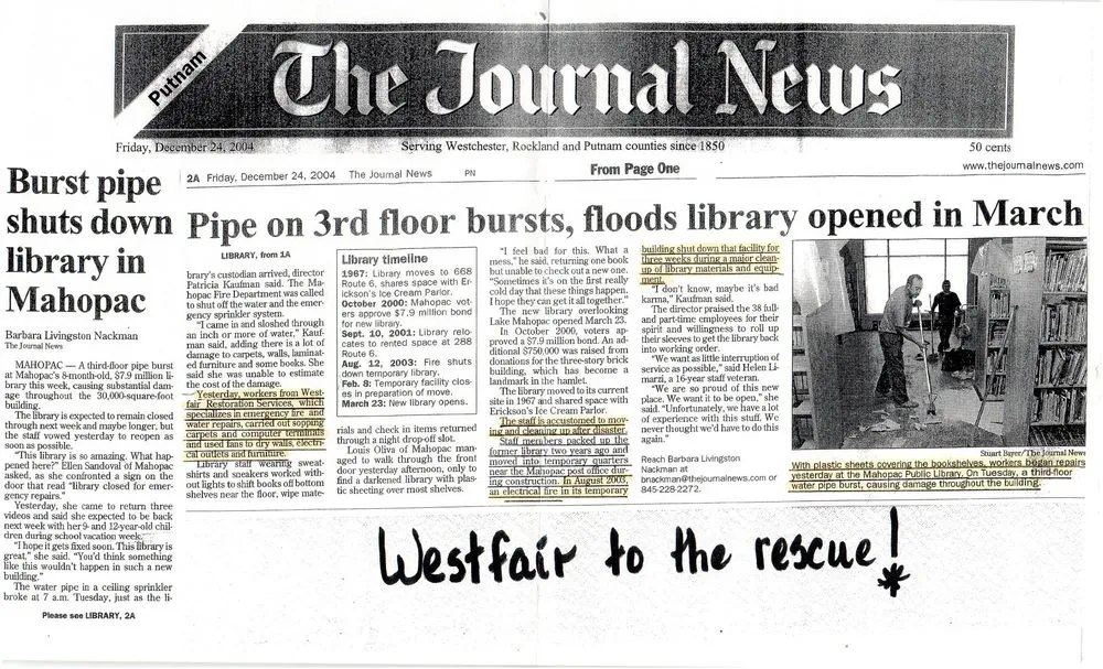 Slide of Westfair Restoration Services