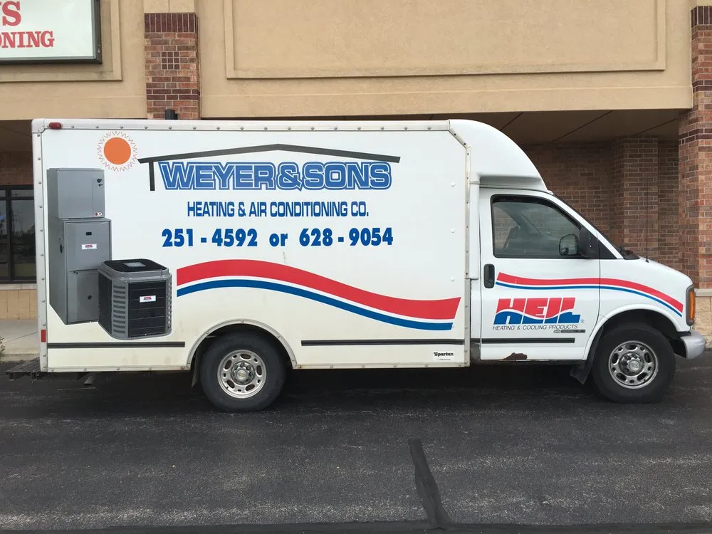 Local heating and cooling service for fast service in Hubertus, WI by Weyer & Sons Heating & Air Conditioning