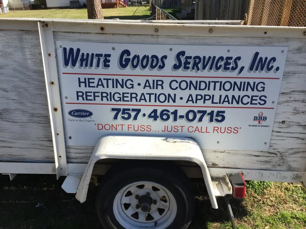 Slide of White Goods Services