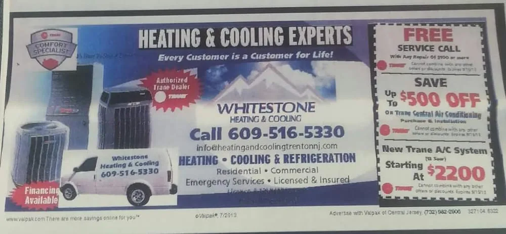 Slide of Whitestone Heating and Cooling