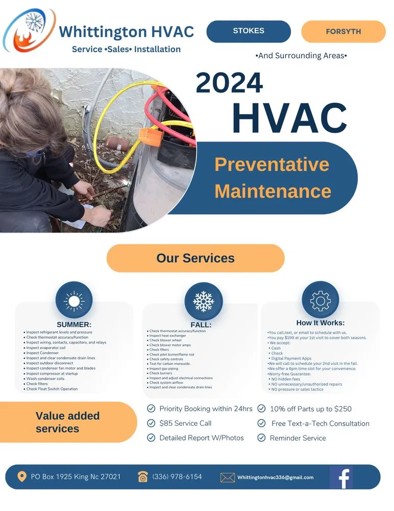 Slide of Whittington HVAC