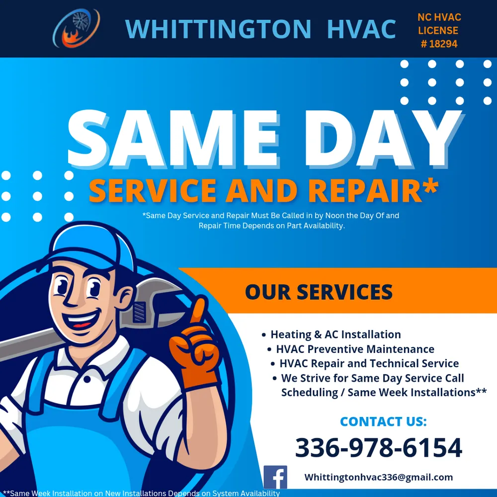 Slide of Whittington HVAC