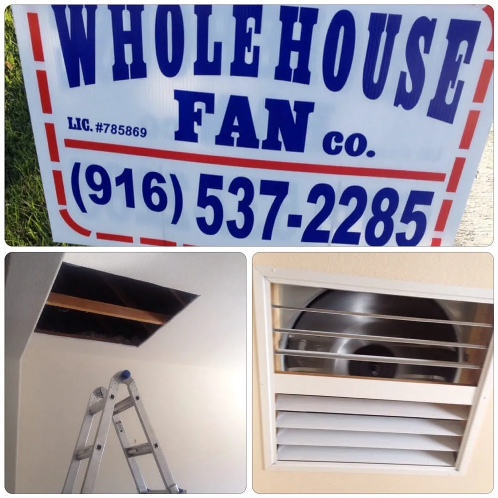 Slide of Whole House Fan Company