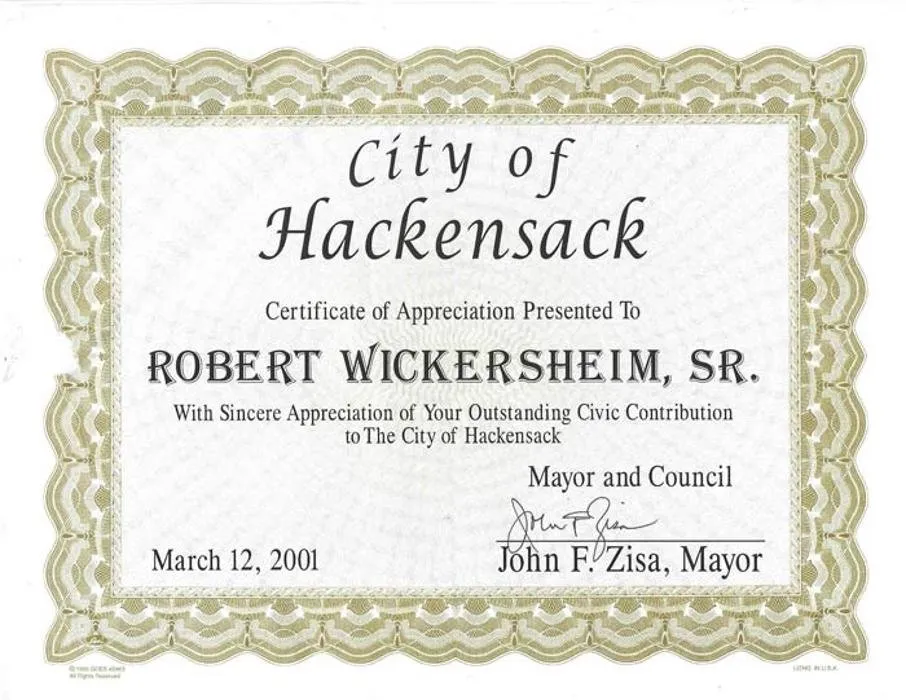 Slide of Wickersheim & Sons